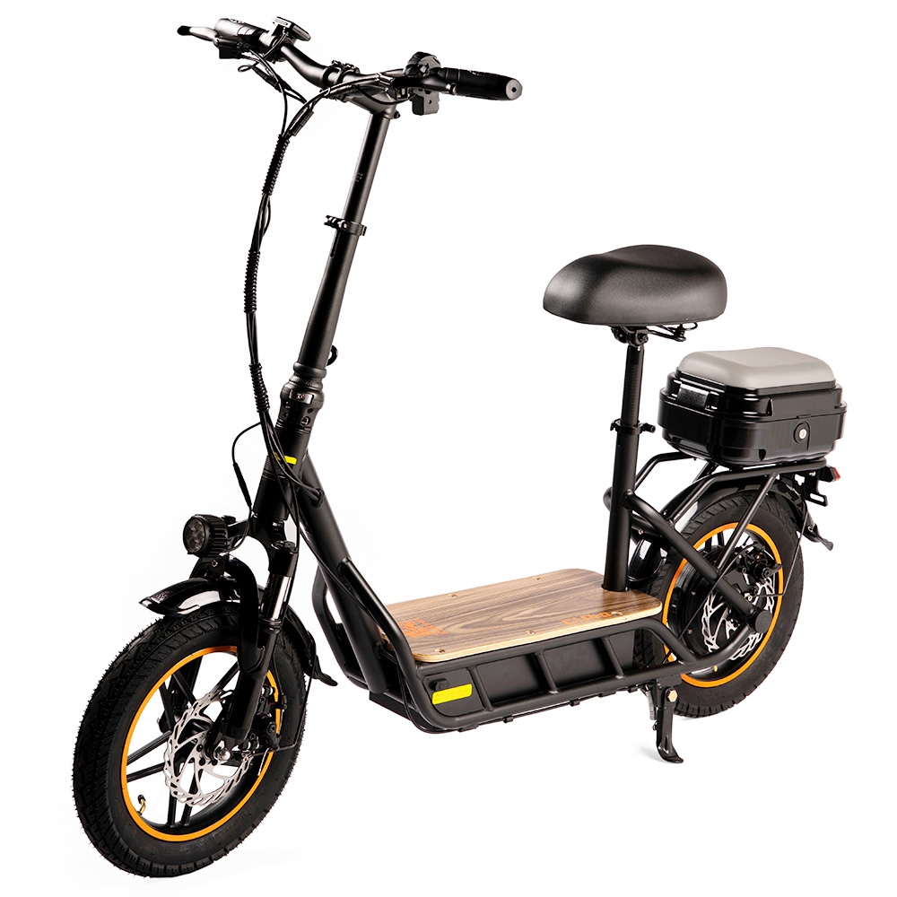 KuKirin C1 Pro Electric Scooter with Seat, 14-inch Pneumatic Tire, 500W Motor, 48V 15Ah Battery, 45km Max Speed