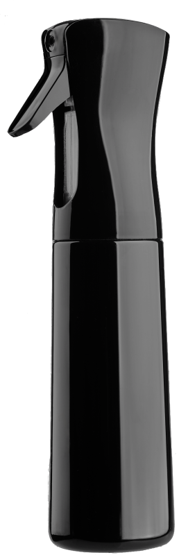 Efalock, spryskiwacz fryzjerski, rozpylanie pod kątem 360°, czarna, 300ml