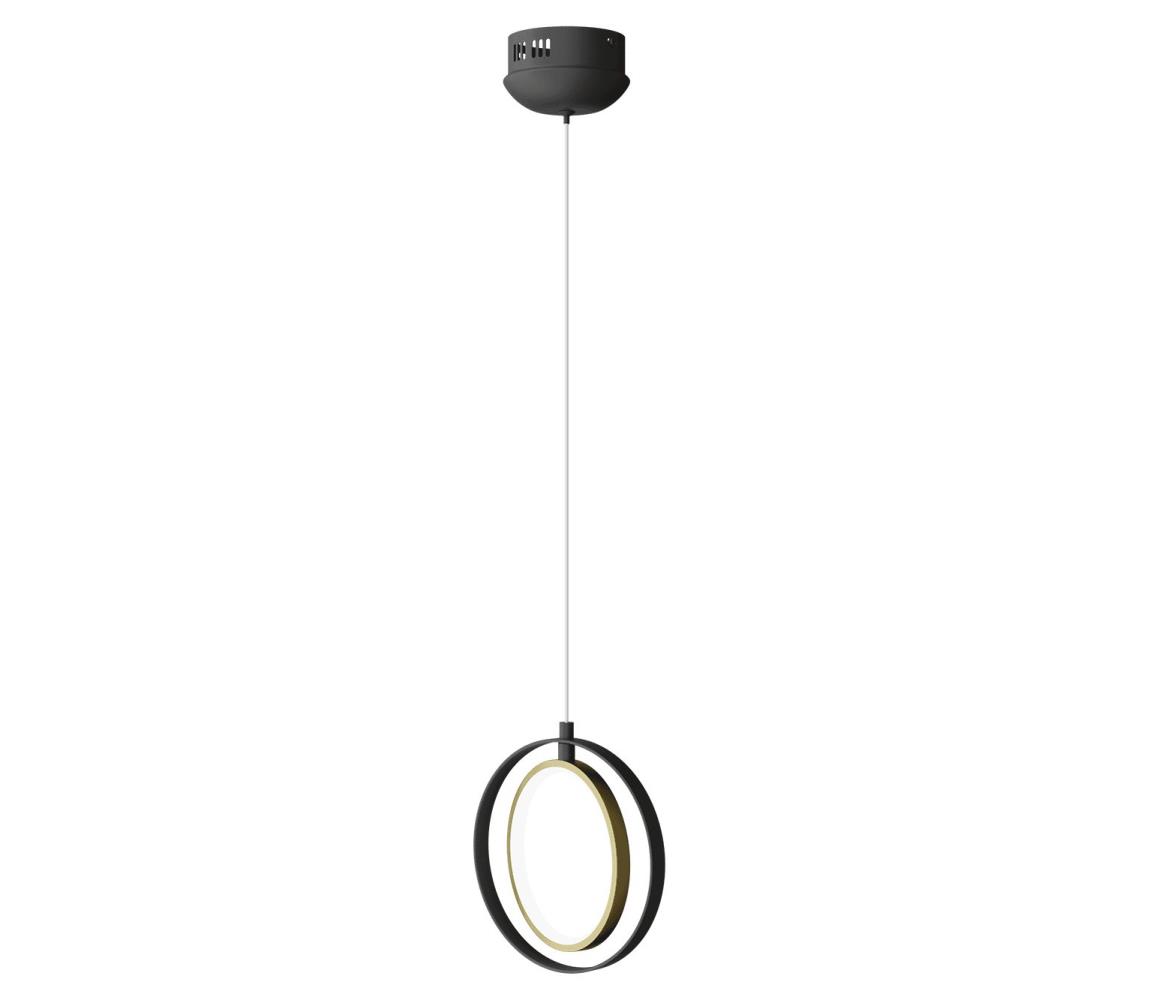 Aigostar - LED Żyrandol na lince LED/15W/230V 2700K czarny