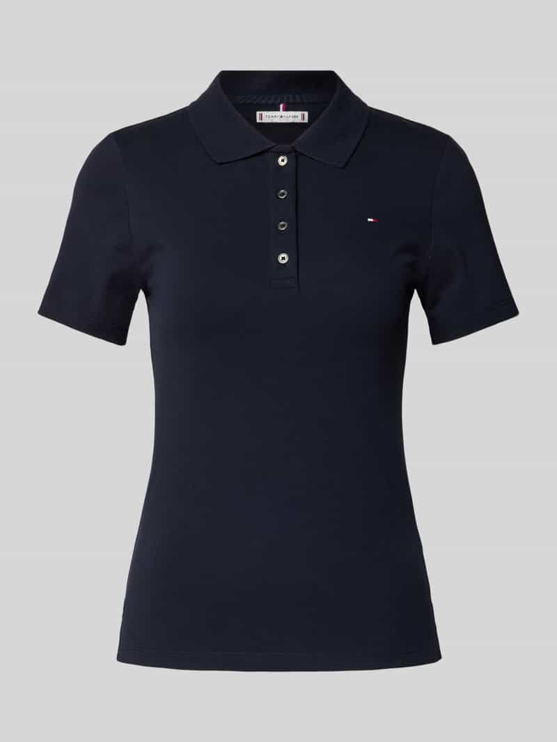 Koszulka polo o kroju slim fit z wyhaftowanym logo model ‘1985’