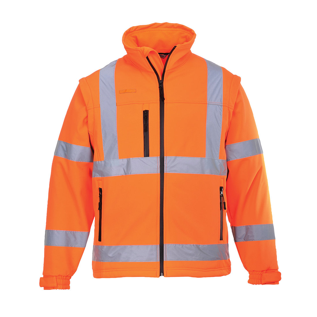 Softshell ostrzegawczy (3 warstwy) Pomarańcz 3XL