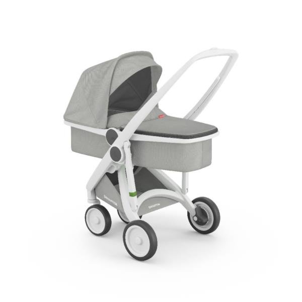 Wózek Greentom Carrycot white - grey