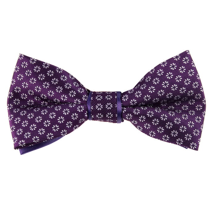 Mucha fioletowa wzór EM - EM Men's Accessories