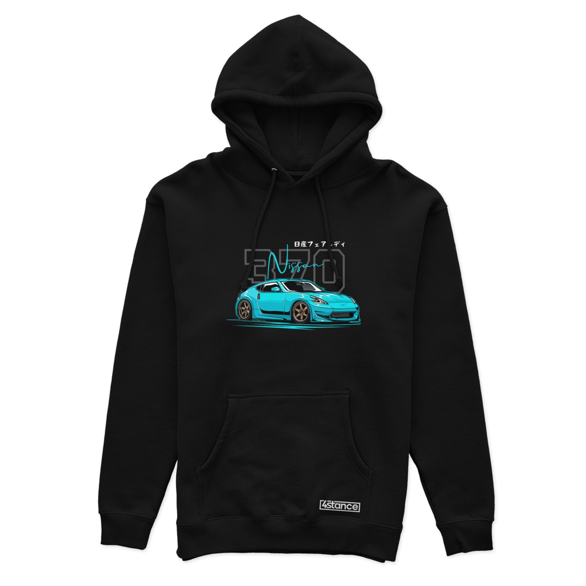 Czarna bluza z kapturem NISSAN 370Z-M