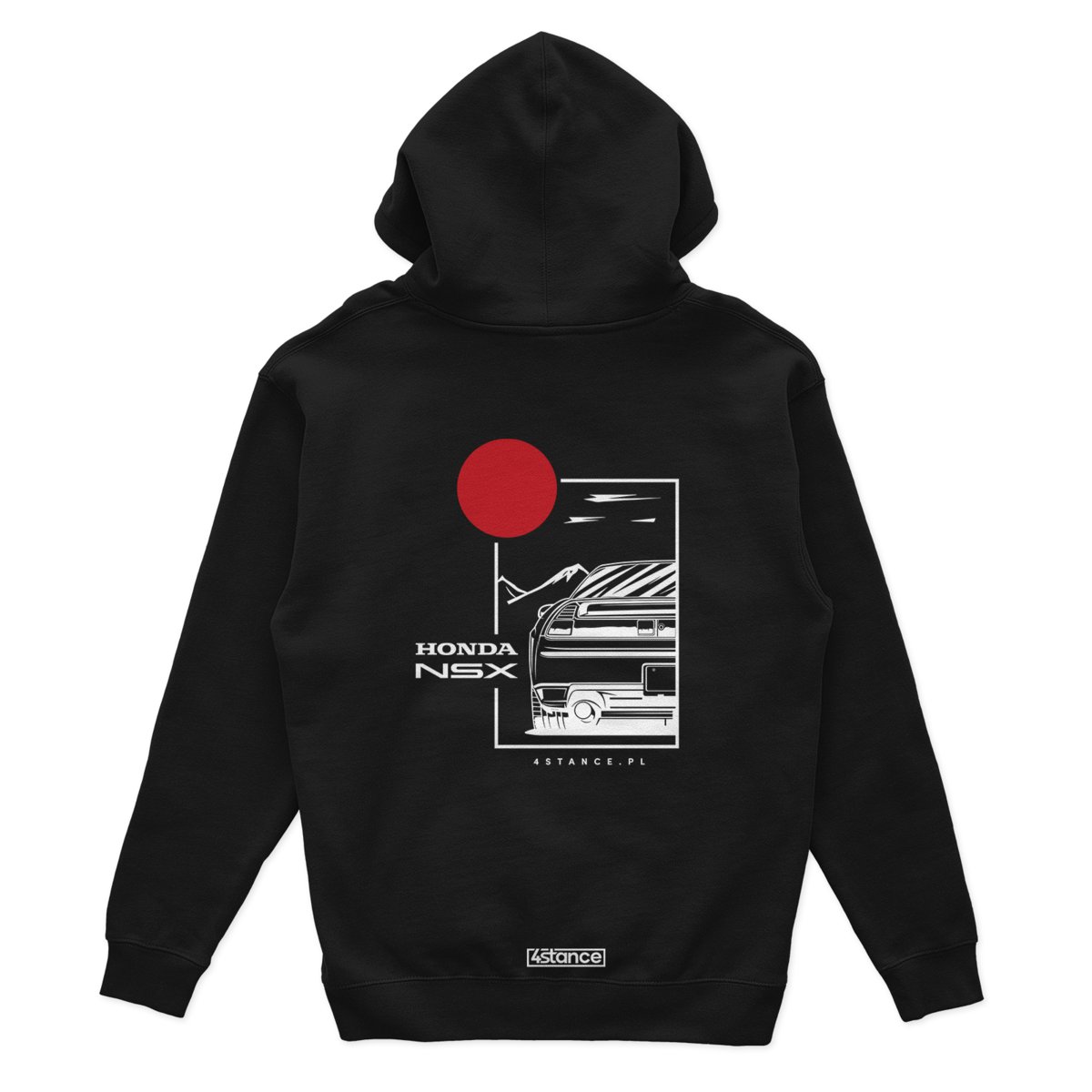 Czarna bluza z kapturem HONDA NSX -XXL