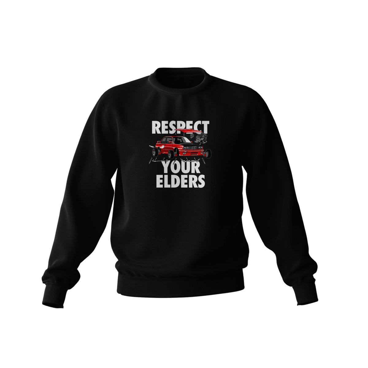 Czarna bluza RESPECT YOUR ELDERS-XL
