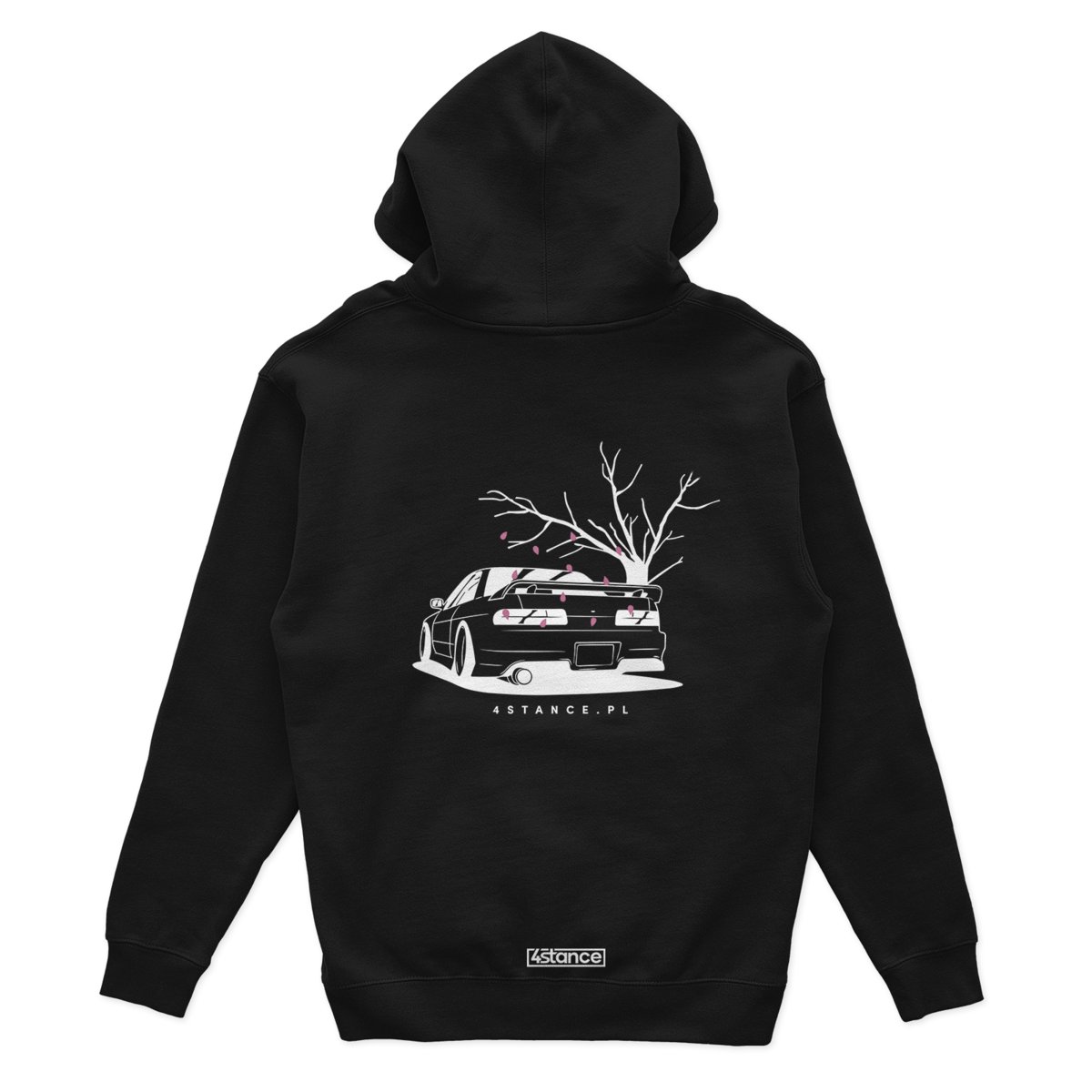 Czarna bluza z kapturem NISSAN SILVIA S13 JAPAN-L