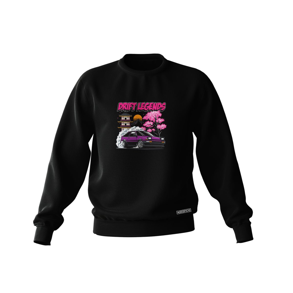Czarna bluza TOYOTA AE86 DRIFT-XL