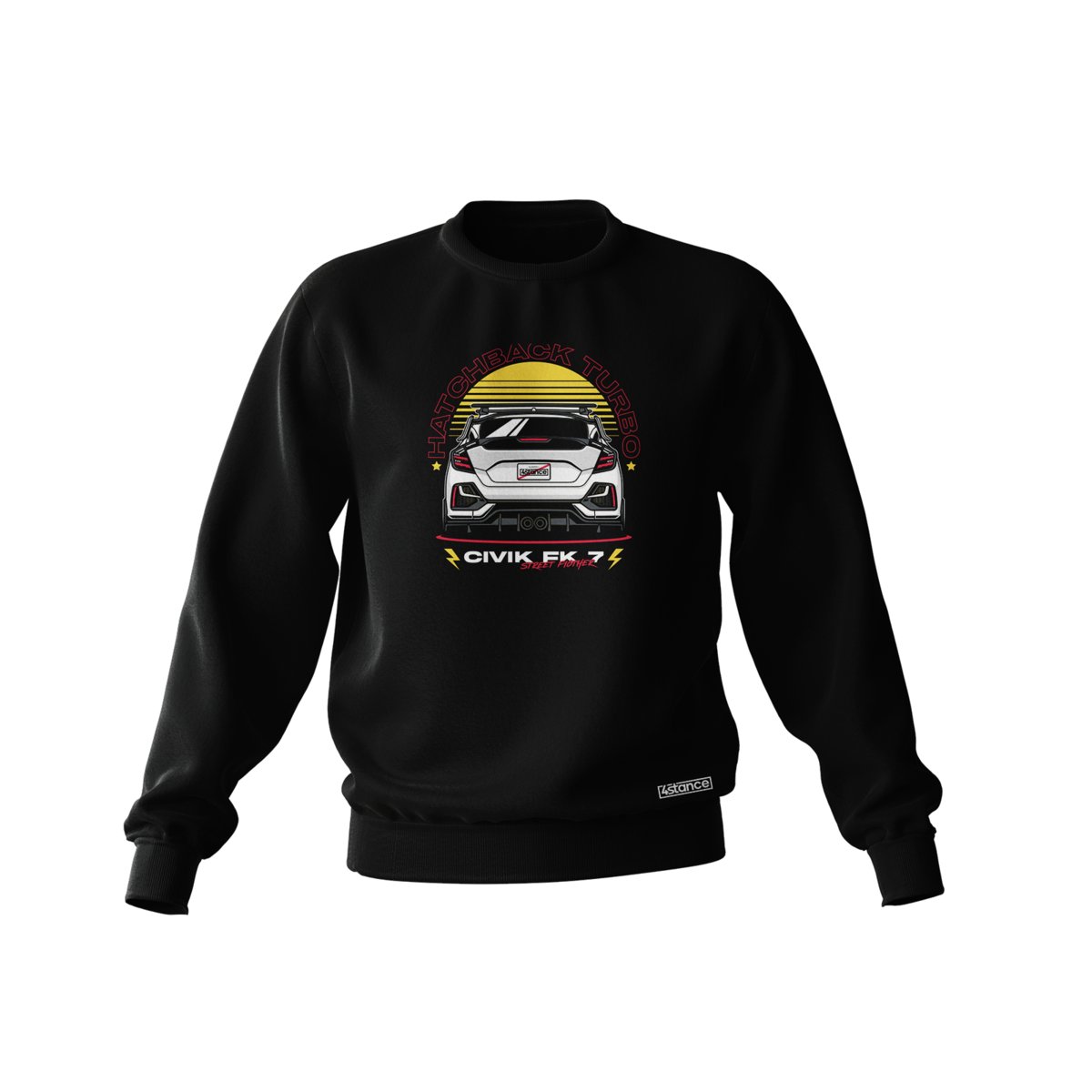 Czarna bluza  HONDA CIVIC FK7-3XL