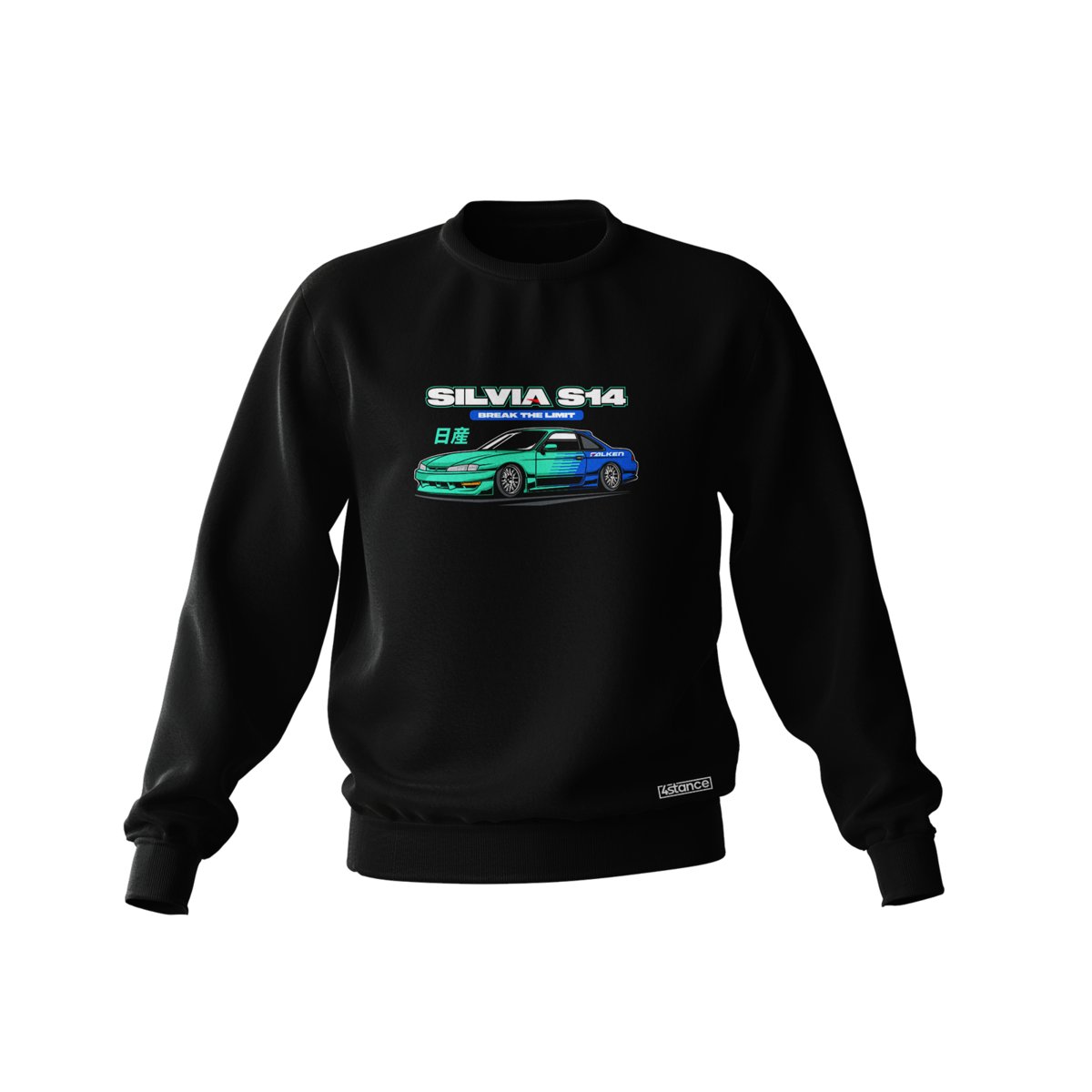 Czarna bluza NISSAN SILVIA S14 FALKEN-L