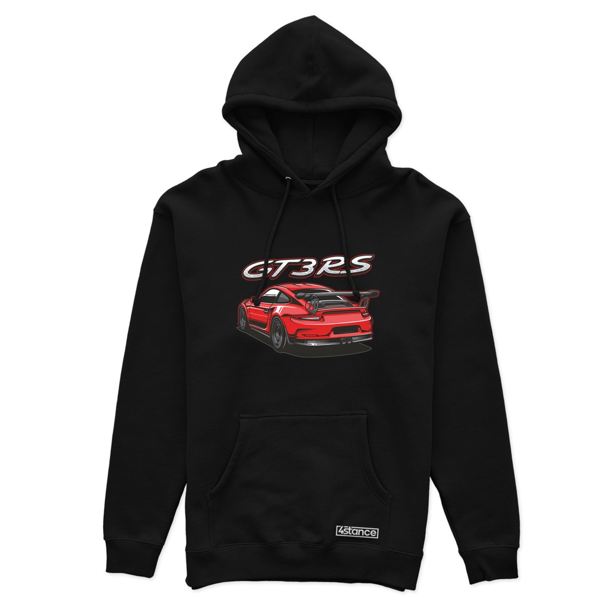 Czarna bluza z kapturem PORSCHE 911 GT3 RS-L