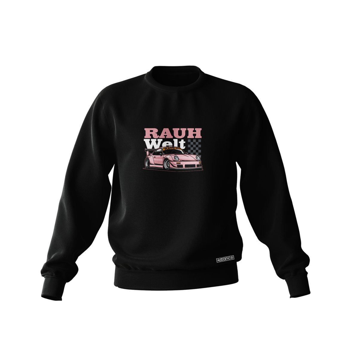 Czarna bluza PORSCHE 911 RWB PINK-S