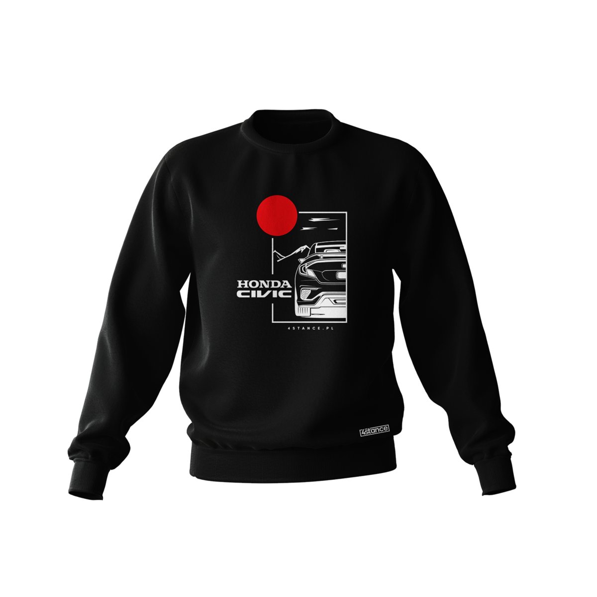Czarna bluza HONDA CIVIC IX-XL