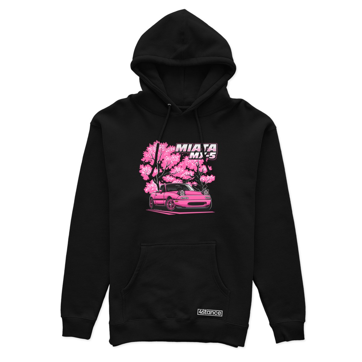 Czarna bluza z kapturem MAZDA MIATA SAKURA-XXL