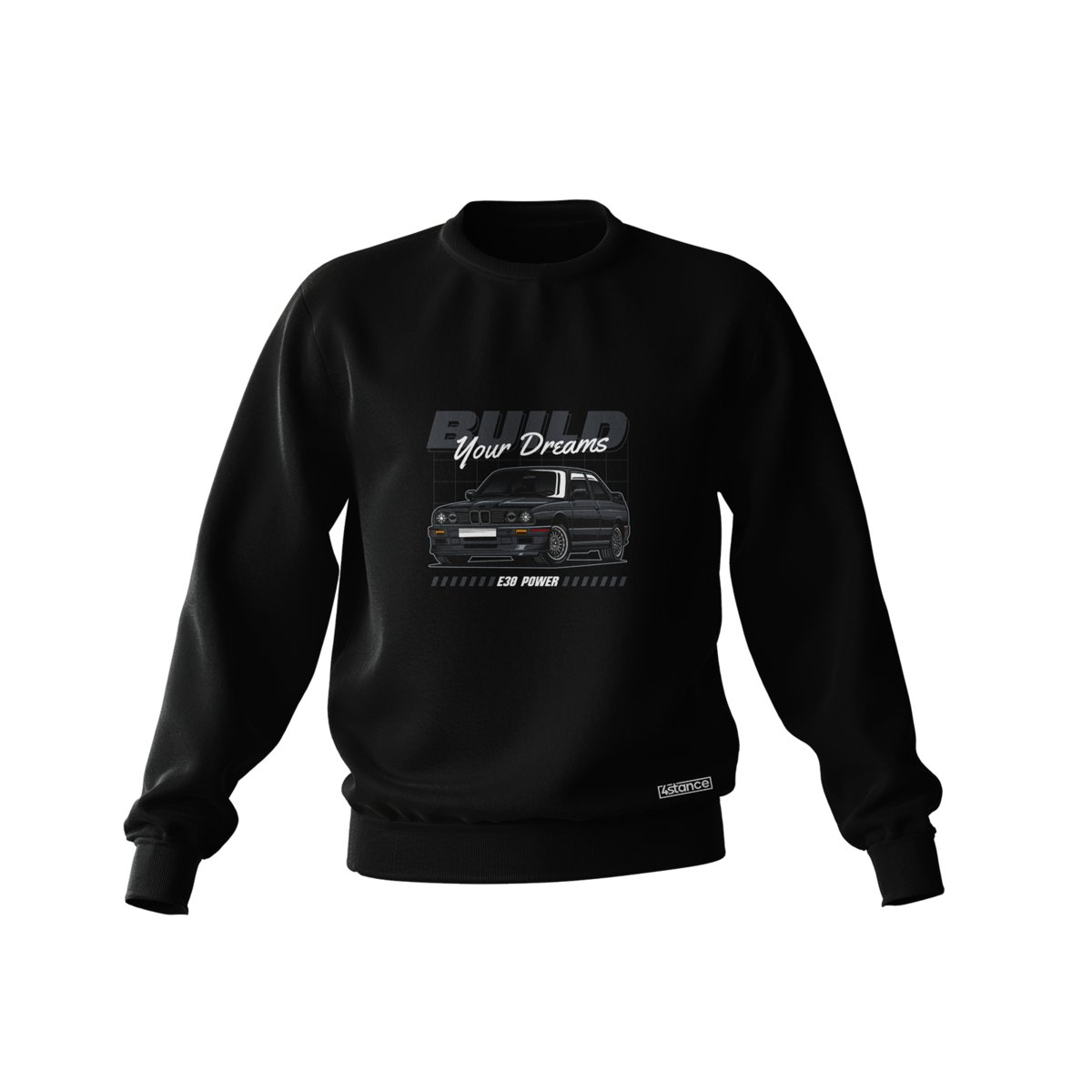 Czarna bluza BMW E30 Build your dreams-XS