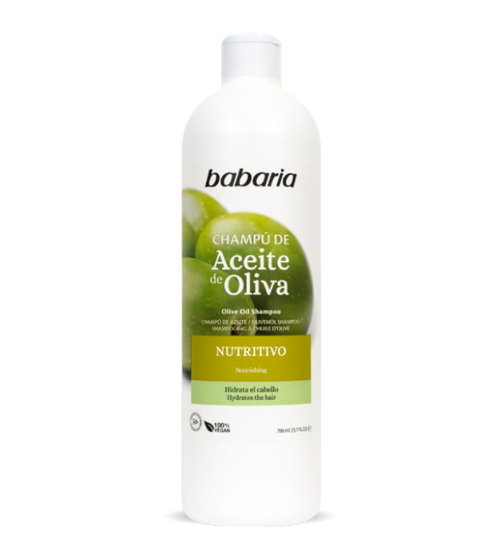 Babaria, Szampon Oliwkowy Odżywczy i Nawilżający, 700 ml