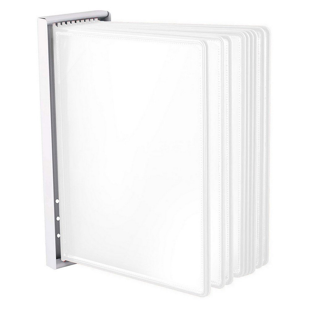 PANELE PREZENTACYJNE 10szt + UCHWYT zestaw BIAŁY