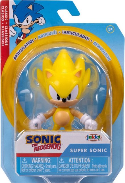 SONIC FIGURKA SUPER SONIC SEGA JAKKS PACIFIC 7cm