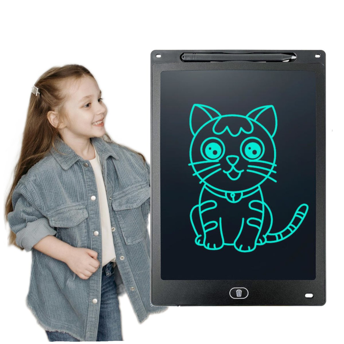 TABLET GRAFICZNY ZNIKOPIS DO RYSOWANIA TABLICA DLA DZIECI NOTATNIK LCD