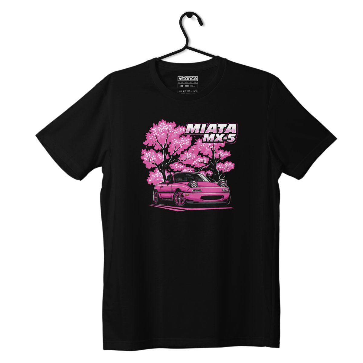 Czarny T-shirt koszulka MAZDA MIATA SAKURA-XS