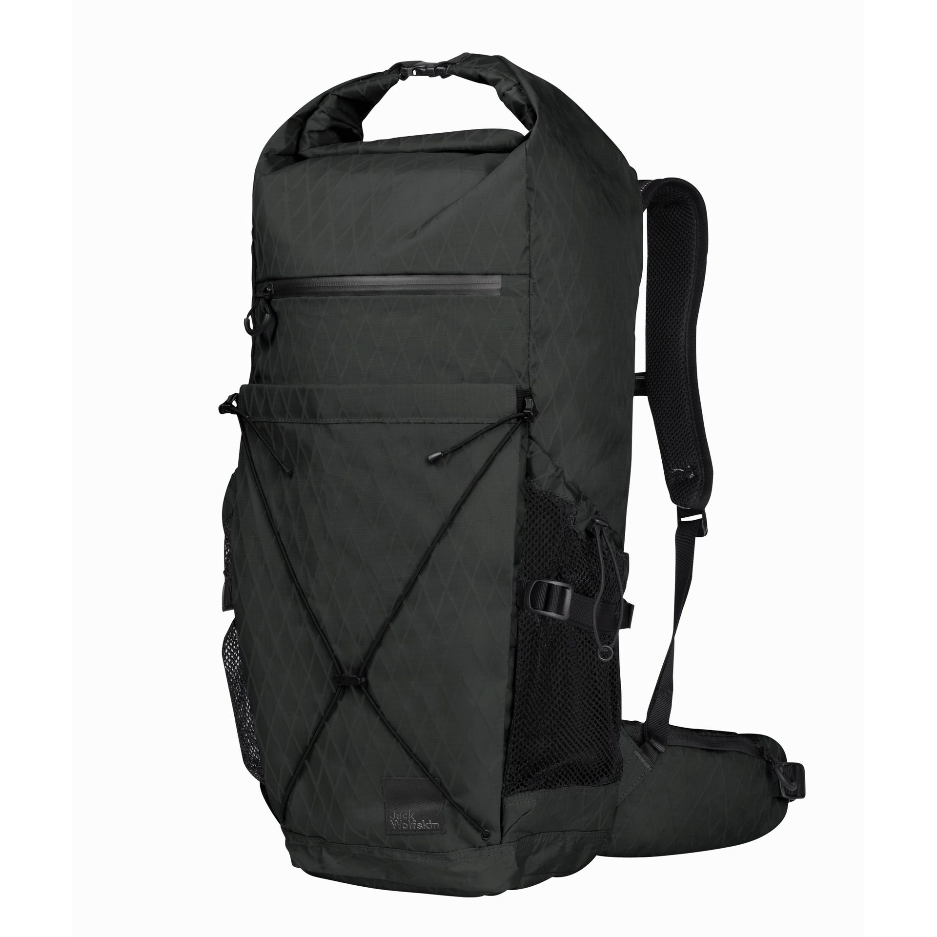 Plecak turystyczny Jack Wolfskin WANDERMOOD ROLLTOP 30 granite black - ONE SIZE