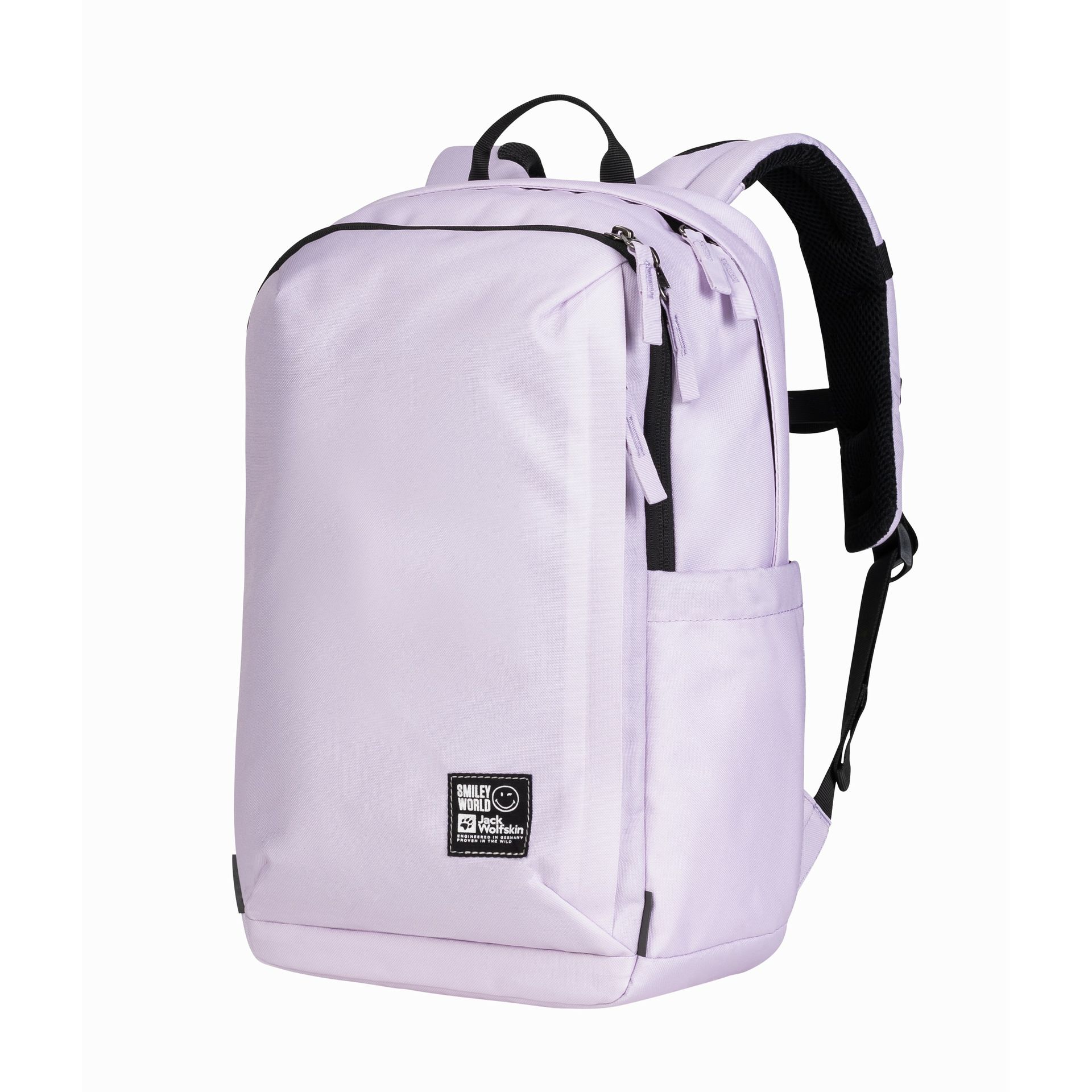 Plecak szkolny dla dzieci Jack Wolfskin SMILEYWORLD BACKPACK pale lavendar - ONE SIZE