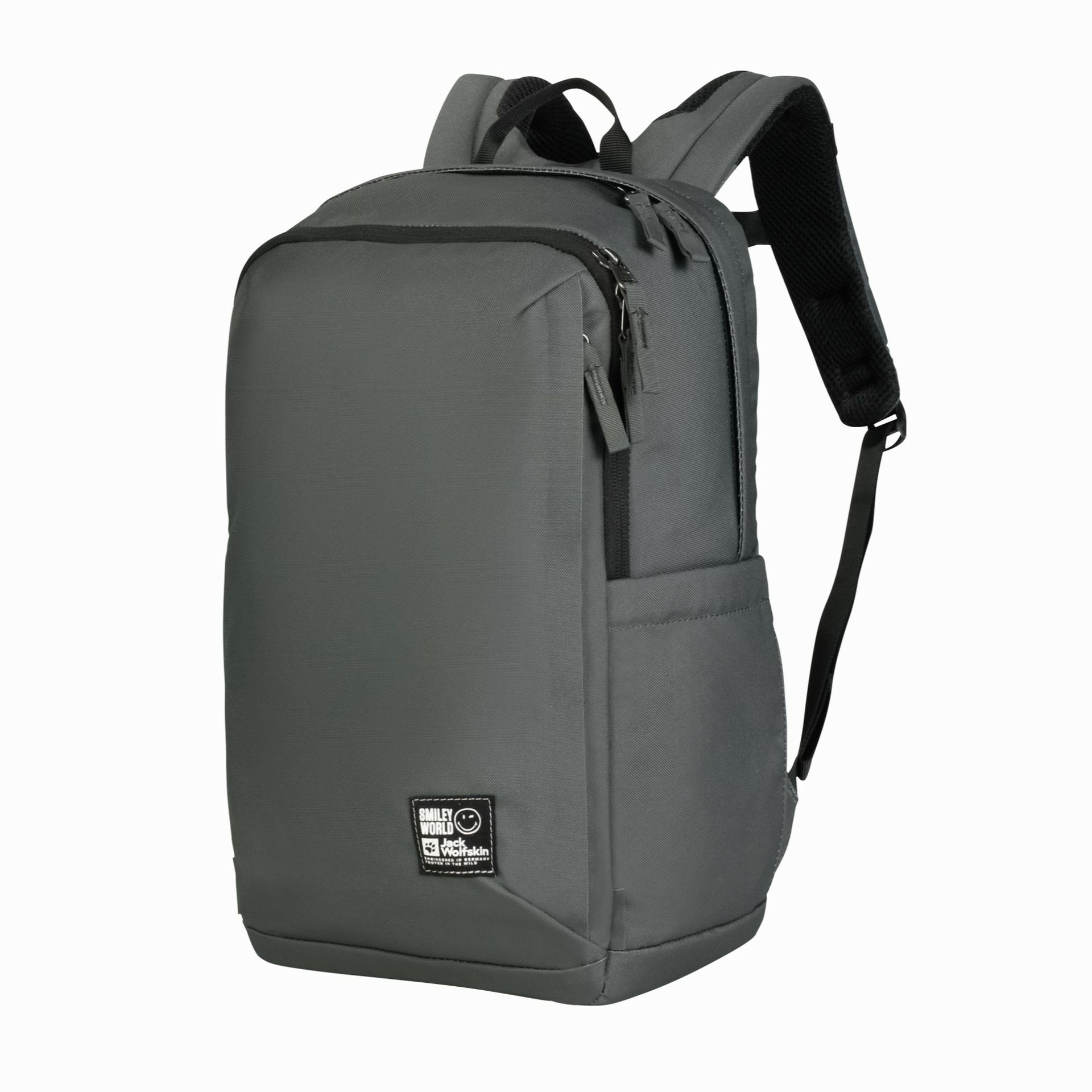 Plecak szkolny dla dzieci Jack Wolfskin SMILEYWORLD BACKPACK slate green - ONE SIZE