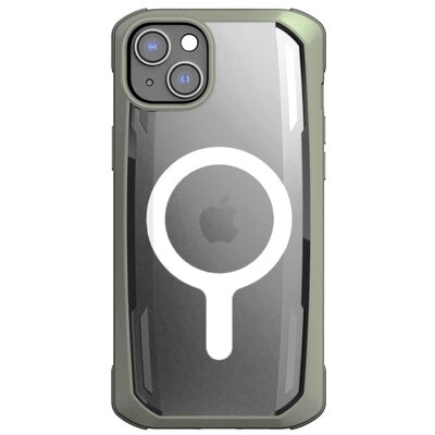 Raptic X-Doria Secure Case etui iPhone 14 z MagSafe pancerny pokrowiec zielony