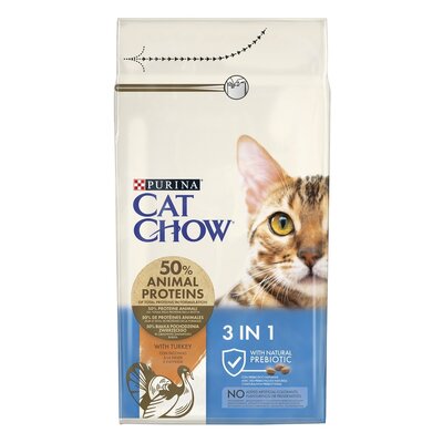 Purina purina Cat chow 1,5 kg 3in1 HC.Większe.Oral 12251659