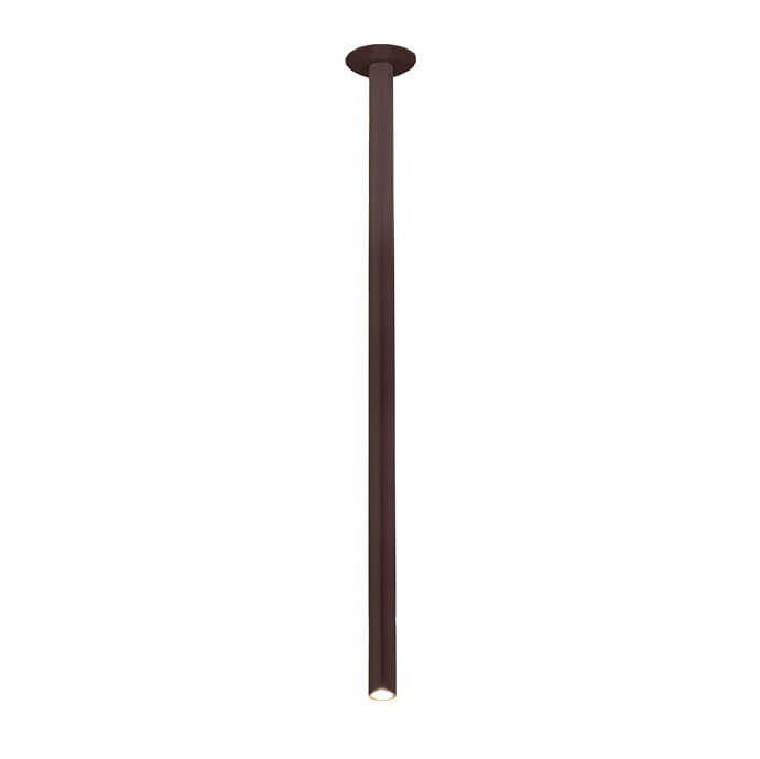 Sufitowa podłużna lampa ALHA 9428 Dohar metalowa tuba czarna