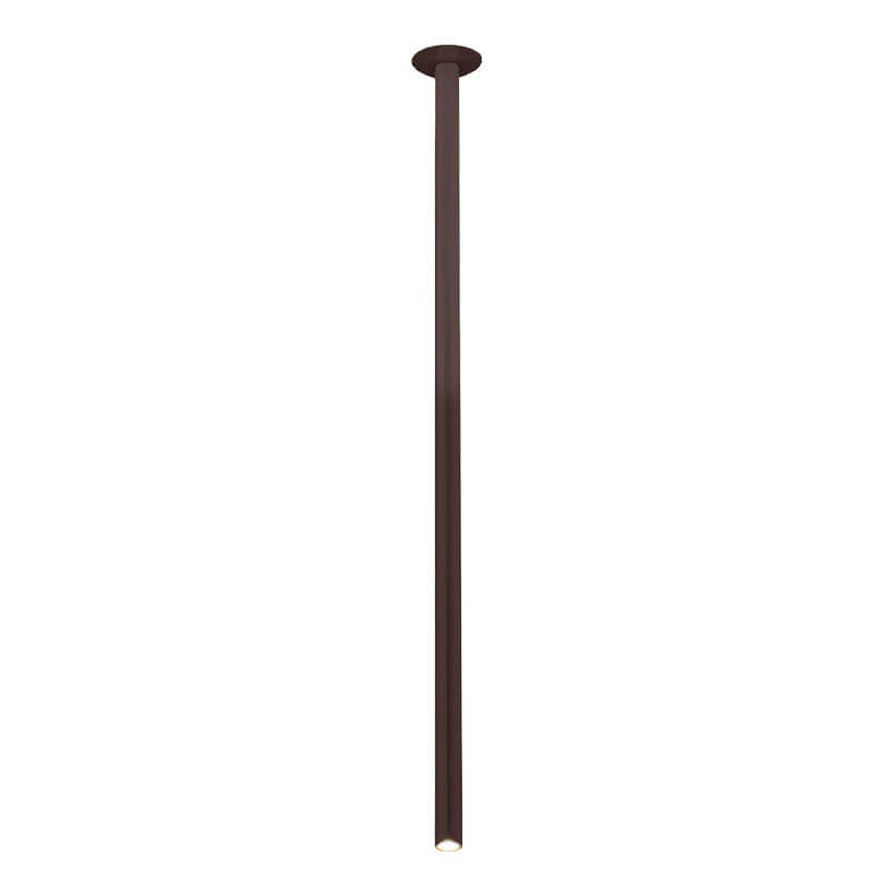 Lampa przysufitowa metalowa ALHA 9435 Dohar tuba podłużna brązowa