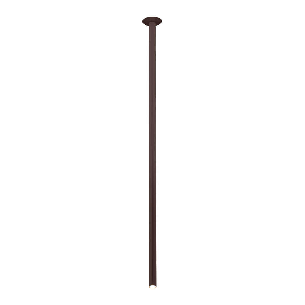 Sufitowa lampa tuba ALHA 9441 Dohar metalowy sopel brązowy