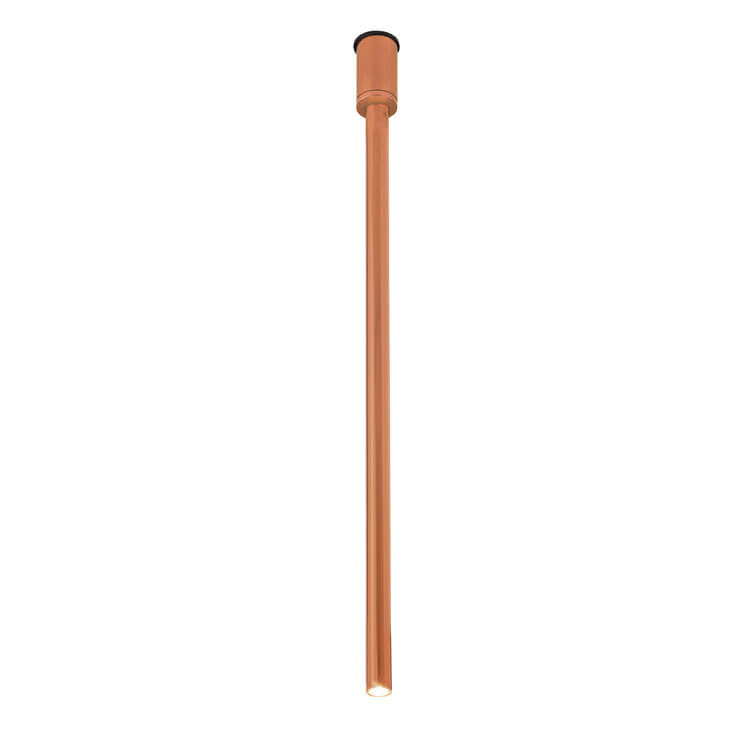 Sufitowa lampa sopel ALHA 9688 Dohar metalowa tuba miedziana