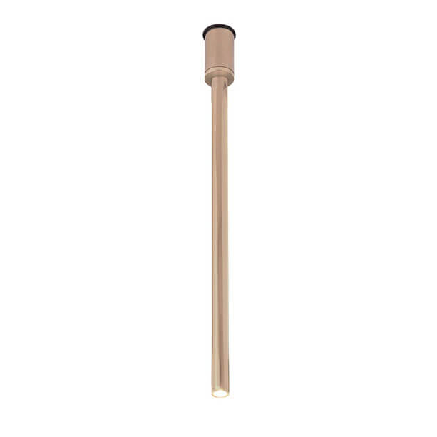 Podłużna sufitowa lampa ALHA 9680 Dohar tuba sopel platynowy