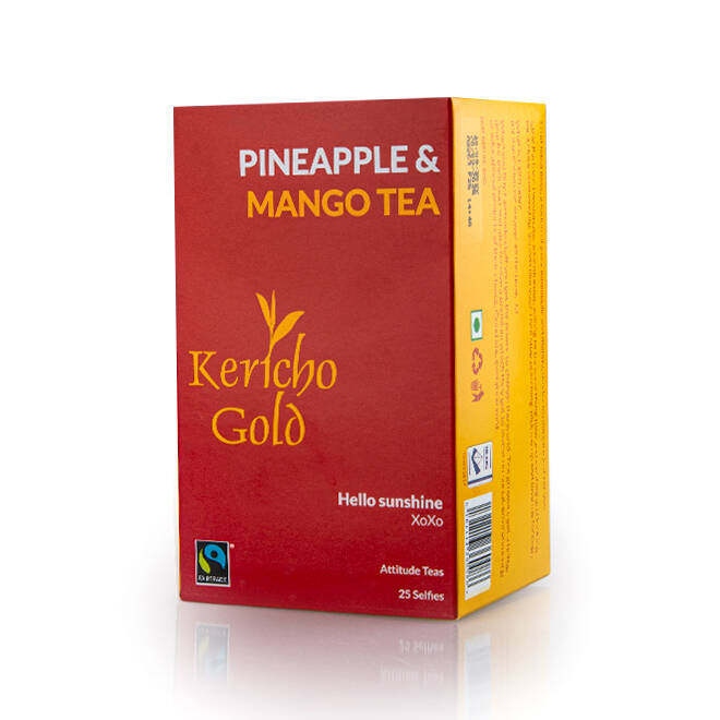 Herbata czarna KERICHO Pineapple & Mango Tea 25 saszetek