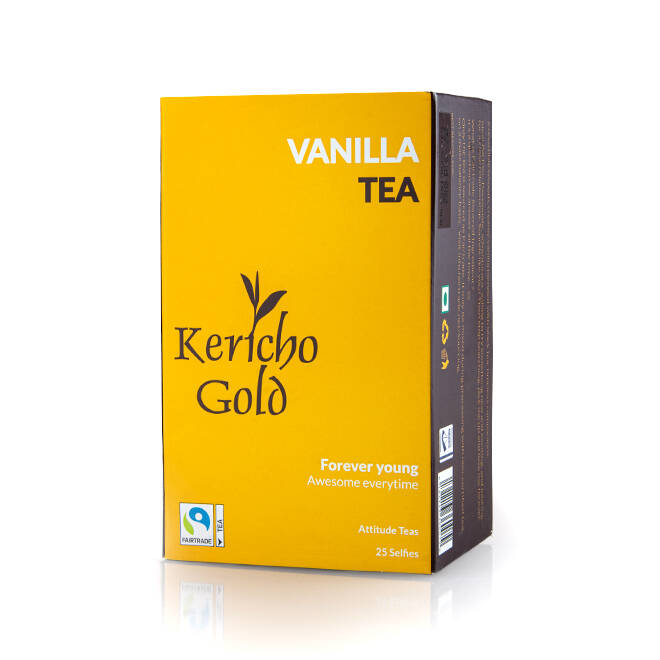 Herbata Czarna KERICHO GOLD waniliowa 25szt. | ATTITUDE