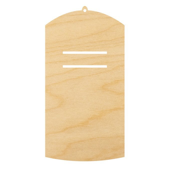 DEKOR ZE SKLEJKI Drewniana podkładka pod kalendarz nr 3