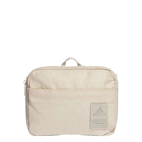 adidas Torba crossbody z recyklingu, unisex, niebarwiona/aluminiowa, jeden rozmiar, Niebarwiony/tlenek glinu, Rozmiar Uniwersalny