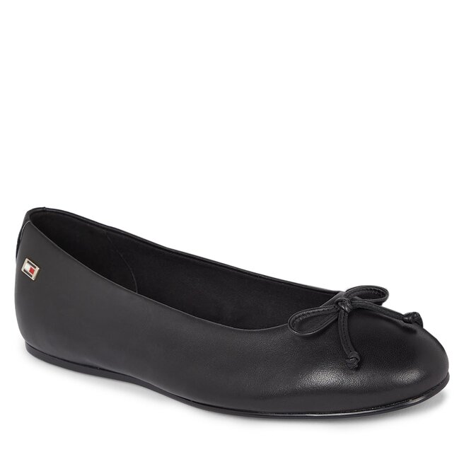 Baleriny Tommy Hilfiger Essential Chic Ballerina FW0FW08059 Black BDS