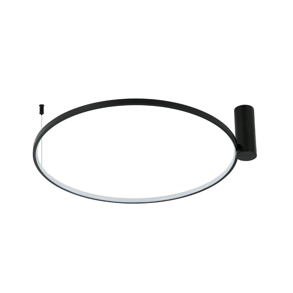 Sufitowa lampa RING LP-909/1C S BK CCT Light Prestige LED regulowana zmienna barwa światła czarny