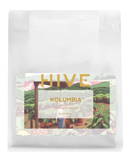 Kawa ziarnista Hive Roasters Kolumbia Natural Filtr 250g