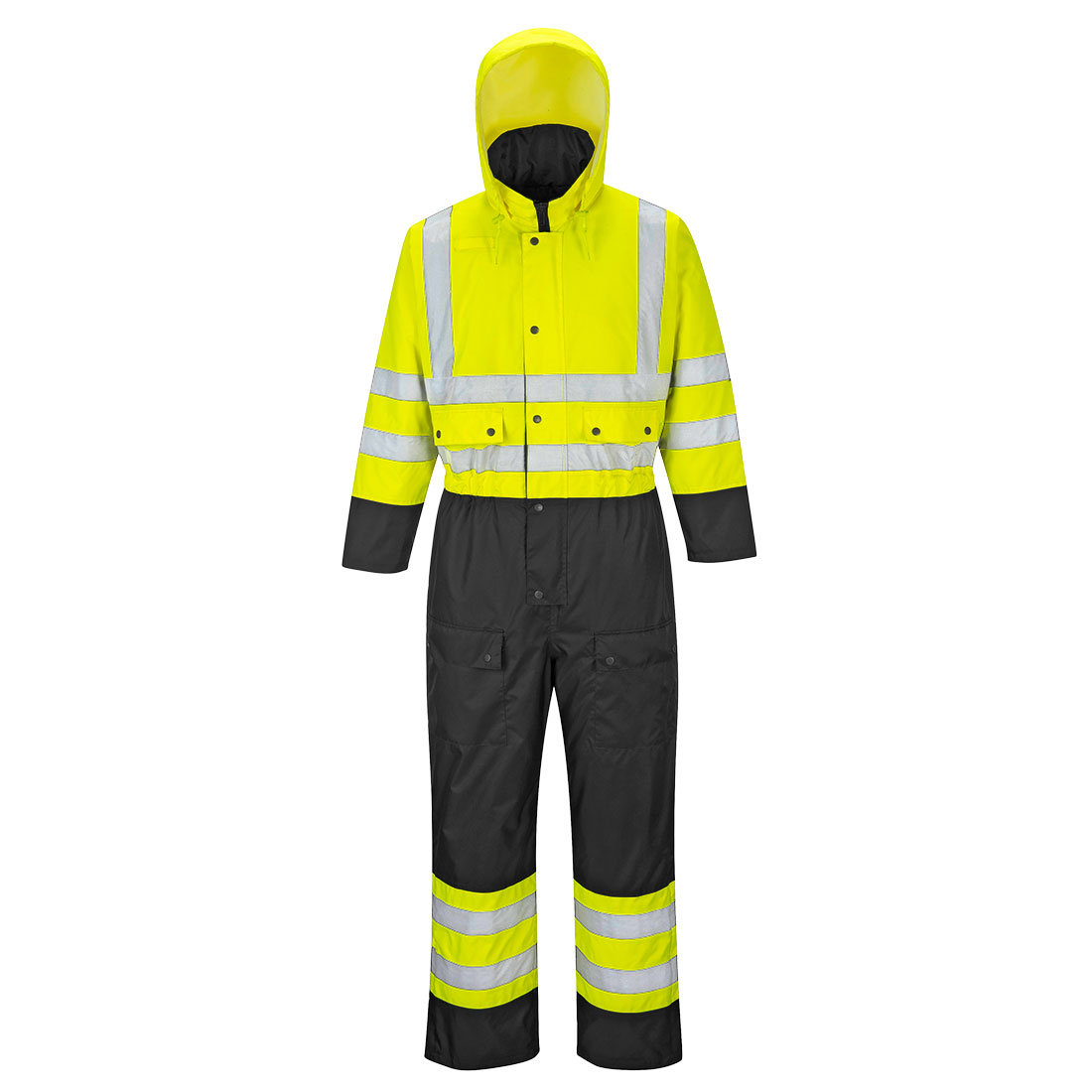 Kombinezon ostrzegawczy kontrastowy ocieplany 3XL