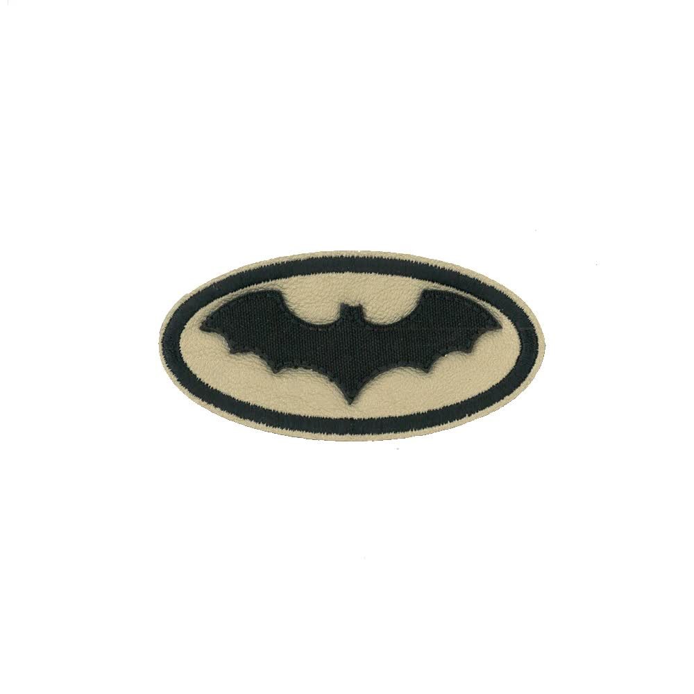 Naprasowanka, łata, naszywka (aplikacja termo) batman 8,4 x 4,1 cm, złota