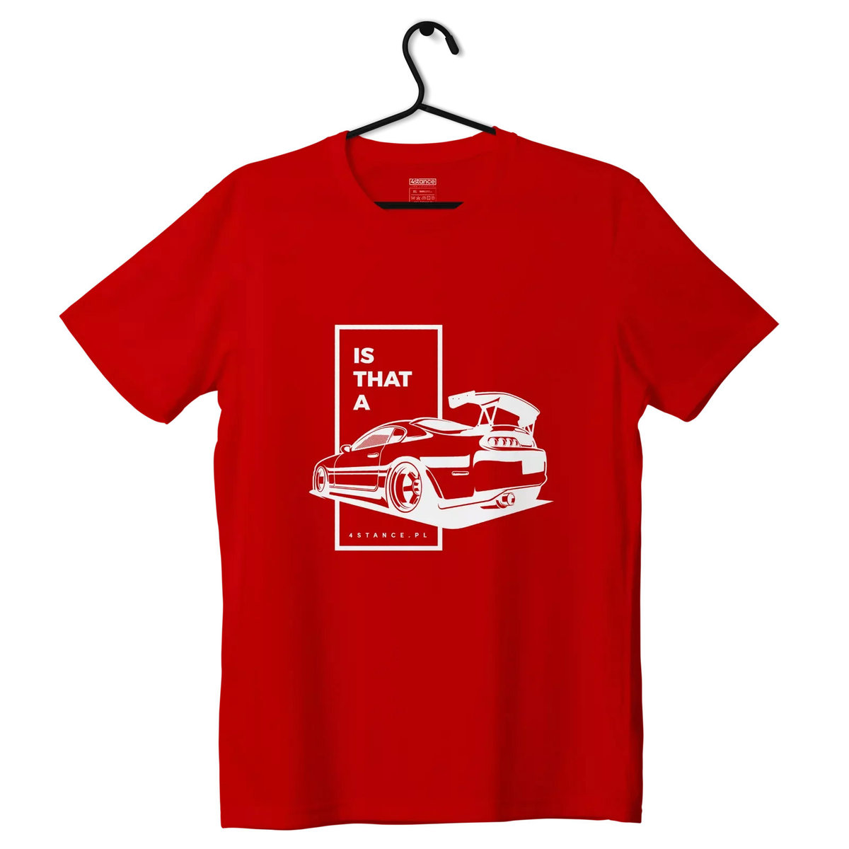 T-shirt koszulka IS THAT A SUPRA JDM czerwona-3XL