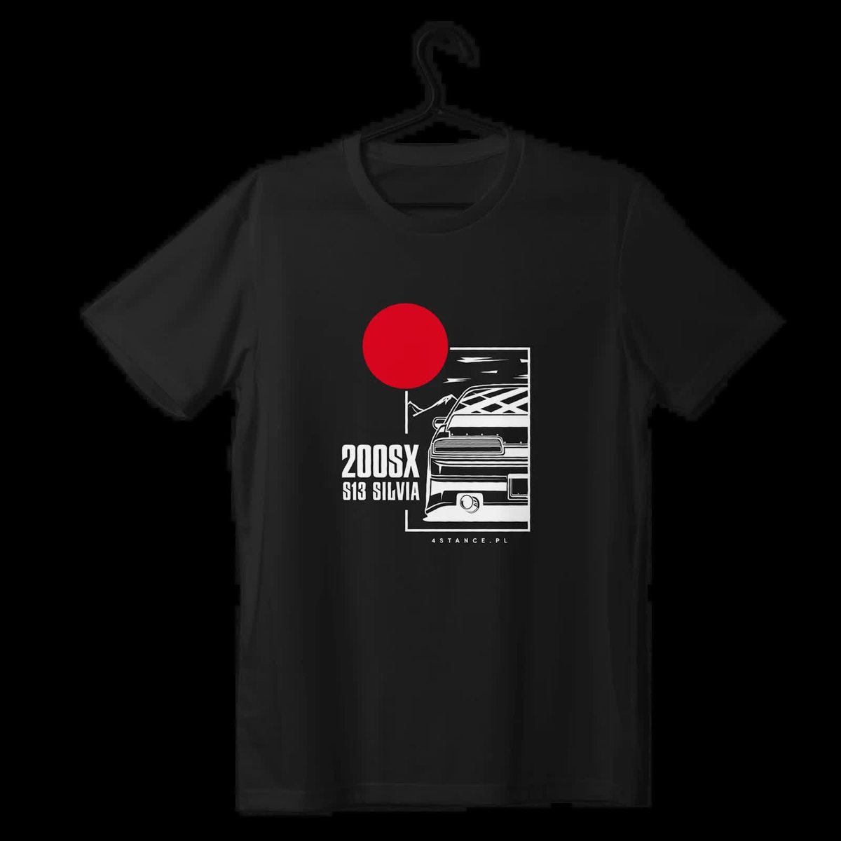 T-shirt koszulka Nissan 200SX S13 JDM czarna-M