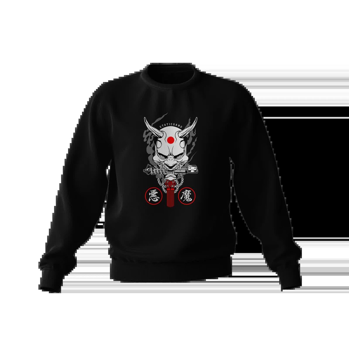 Czarna bluza ONI Static gang-M