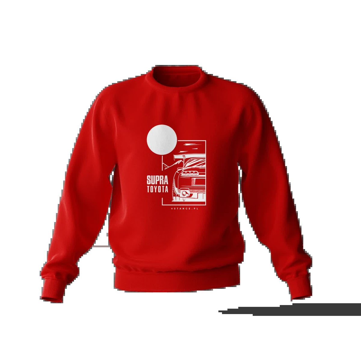 Bluza Toyota Supra czerwona-XS