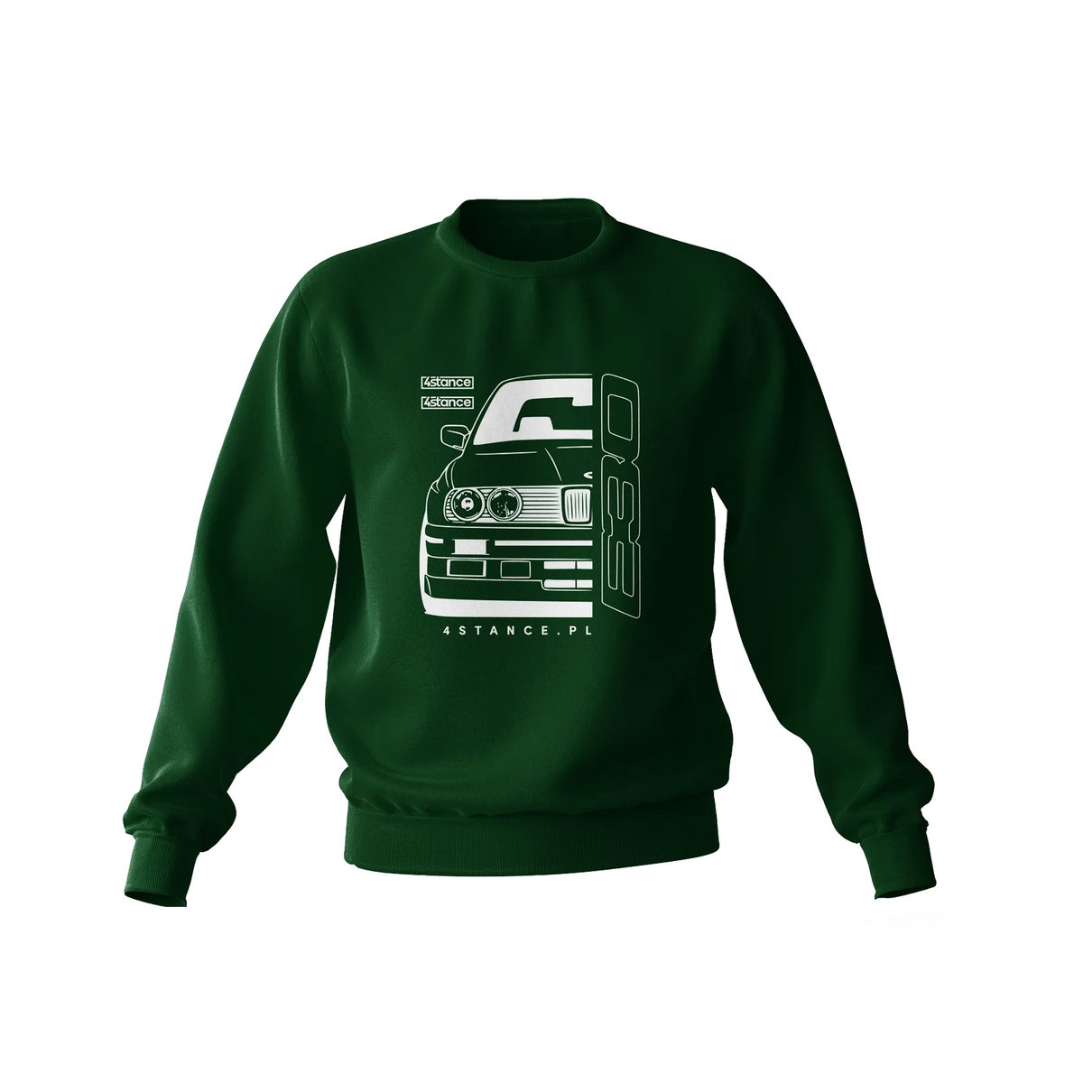 Bluza przód BMW E30 zielona-XXL