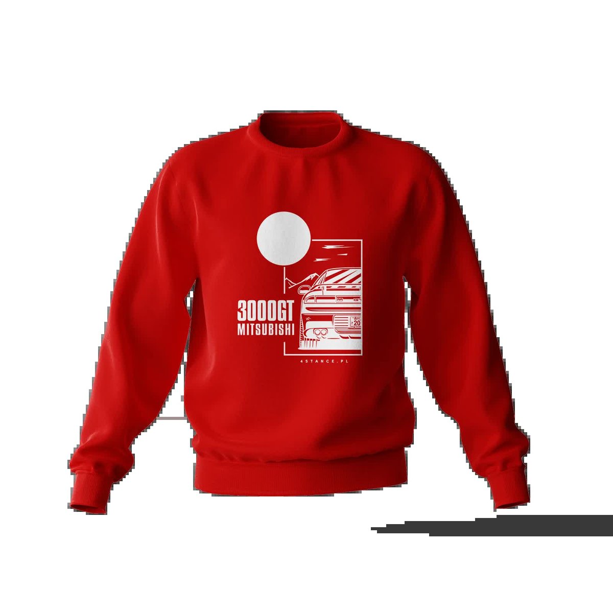 Bluza Mitsubishi 3000GT czerwona-S