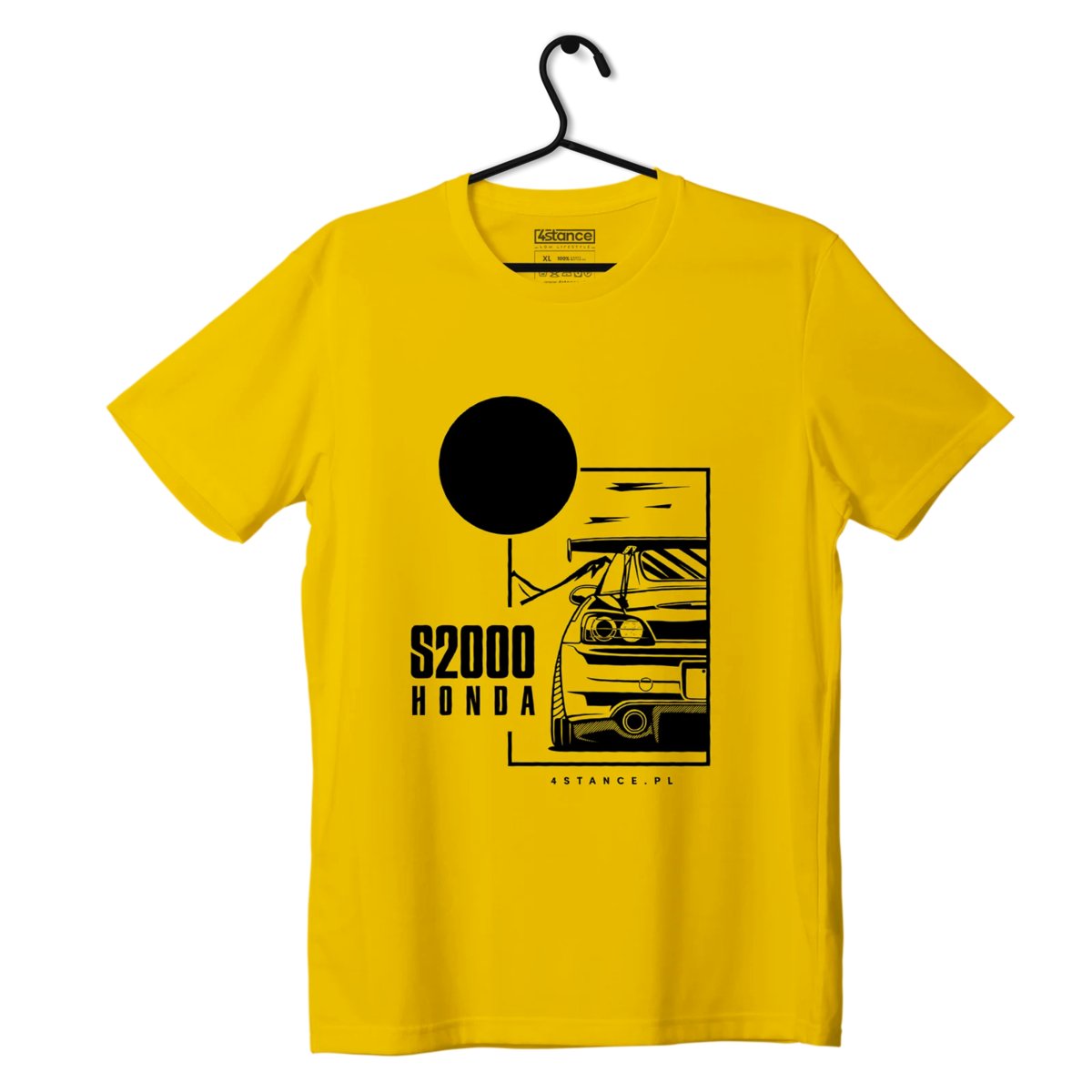 T-shirt koszulka Honda S2000 żółta-L